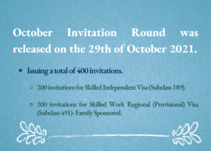 October Invitation Round 2021 Stat